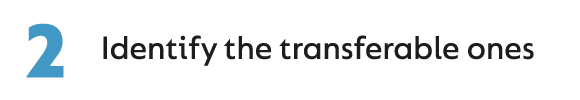 2. Identify the transferable ones